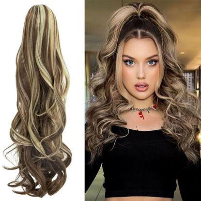 Obraz Dopinka do włosów falowany kucyk 60 cm