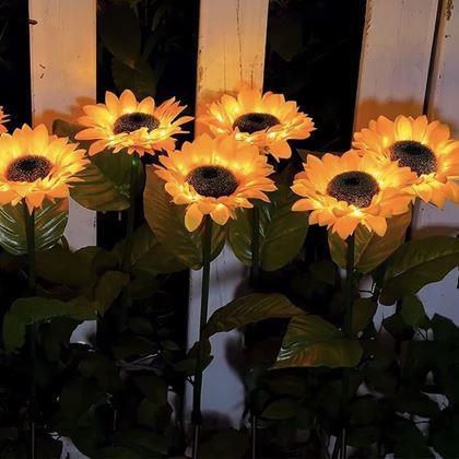 Obrazek z Solarna lampa dekoracyjna – słonecznik