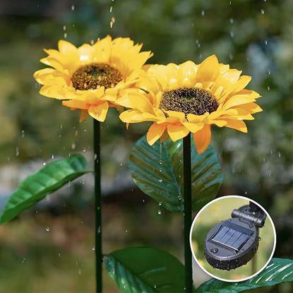 Obraz Solarna lampa dekoracyjna – słonecznik