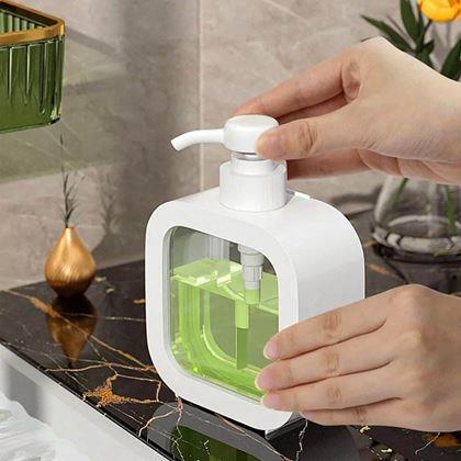 Obrazek z Przezroczysty dozownik mydła 300 ml