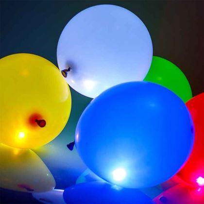Obrazek z LED świecące baloniki 5 szt.