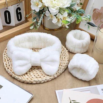 Obrazek z Zestaw bransoletek i opaski do mycia twarzy