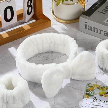 Obrazek z Zestaw bransoletek i opaski do mycia twarzy