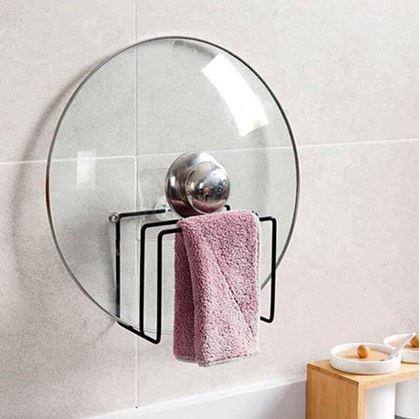 Obrazek z Samoprzylepny uchwyt na deski do krojenia i pokrywki, 2 przegrody