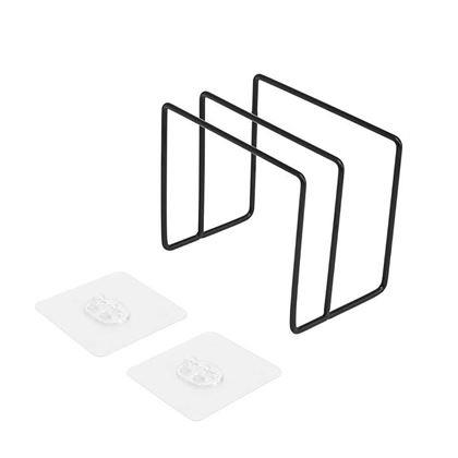 Obrazek z Samoprzylepny uchwyt na deski do krojenia i pokrywki, 2 przegrody