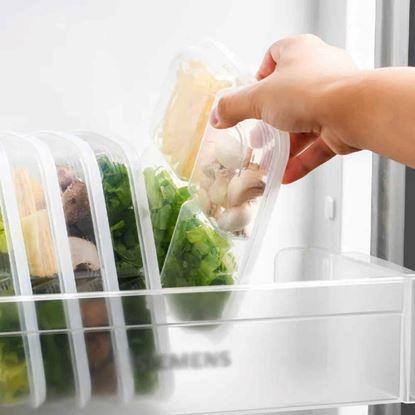 Obraz Pojemnik na żywność z 4 przegrodami + pokrywka