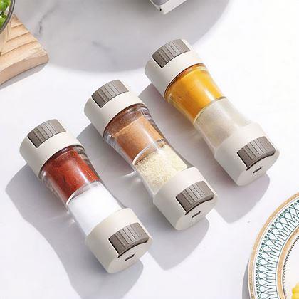 Obrazek z Podwójny pojemnik na przyprawy 2w1