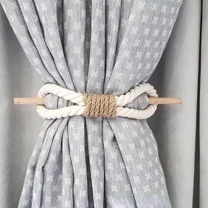 Obraz Dekoracyjna opaska na zasłony lina