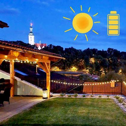 Obrazek z Dekoracyjne oświetlenie solarne 6 m