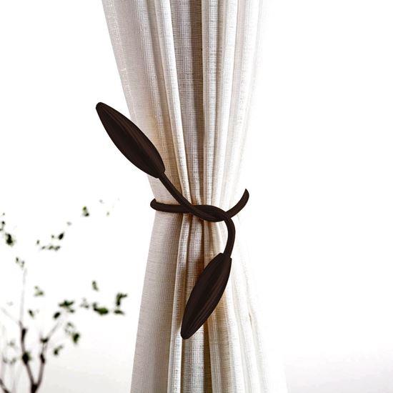 Obrazek z Klamra do firan  -  ciemny brąz