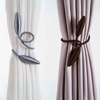 Obrazek z Klamra do firan  -  ciemny brąz