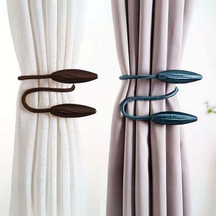 Obrazek z Klamra do firan  -  ciemny brąz