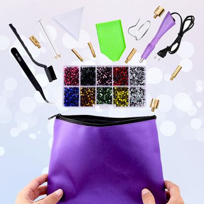 Obraz Aplikator do przyklejania kryształków + zestaw kryształków