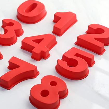 Obrazek z Silikonowa forma do pieczenia w kształcie cyfry - 0