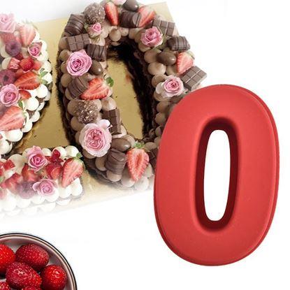 Obraz Silikonowa forma do pieczenia w kształcie cyfry