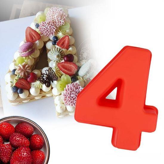Obrazek z Silikonowa forma do pieczenia w kształcie cyfry - 4