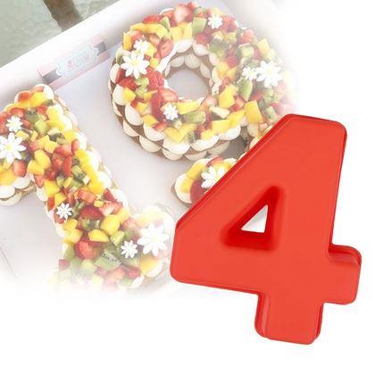 Obrazek z Silikonowa forma do pieczenia w kształcie cyfry - 4