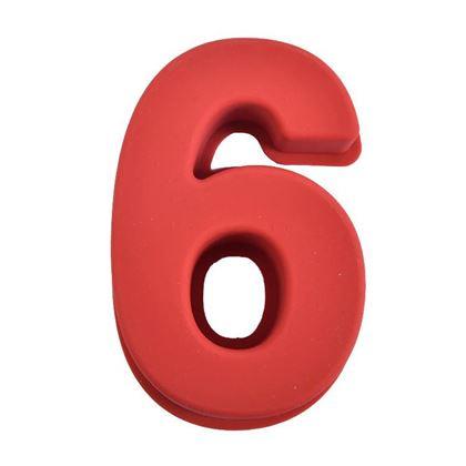 Obrazek z Silikonowa forma do pieczenia w kształcie cyfry - 6
