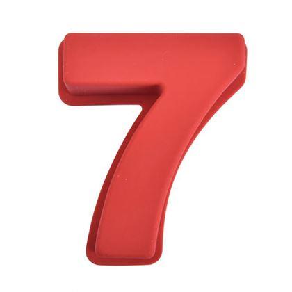 Obrazek z Silikonowa forma do pieczenia w kształcie cyfry - 7