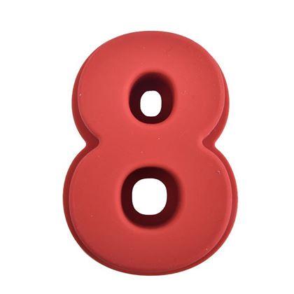 Obrazek z Silikonowa forma do pieczenia w kształcie cyfry - 8
