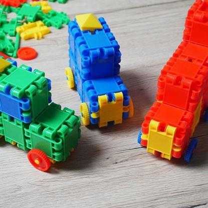 Obraz Zestaw do budowy samochodu 100 sztuk