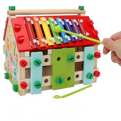 Obraz Drewniany domek dla dzieci - Edukacyjny
