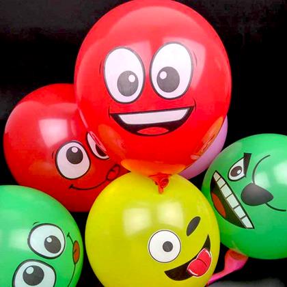 Obrazek z Balony z twarzą 10 szt