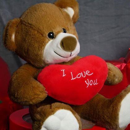 Obrazek z Pluszowy miś – Kocham Cię/I Love You