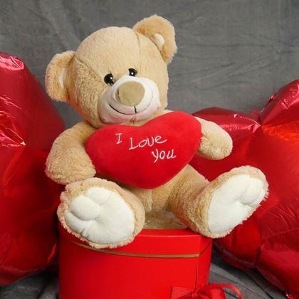 Obrazek z Pluszowy miś – Kocham Cię/I Love You