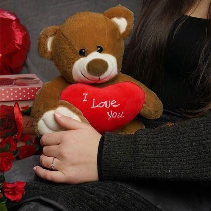 Obrazek z Pluszowy miś – Kocham Cię/I Love You