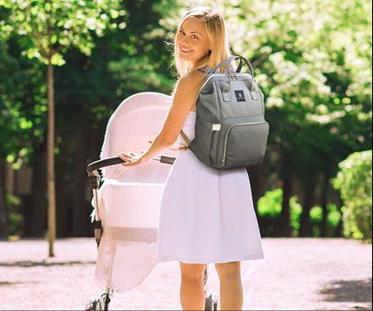 Obrazek z Plecak dla mam  -  szary