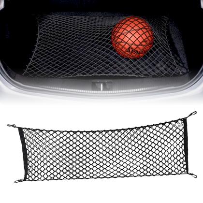 Obrazek z Uniwersalna siatka zabezpieczająca do bagażnika samochodowego – organizer