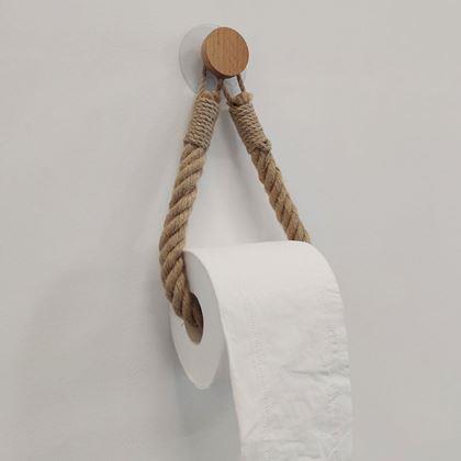 Obrazek z Uchwyt na papier toaletowy - sznur