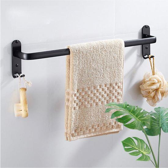 Obrazek z Samoprzylepny wieszak na ręcznik z haczykami