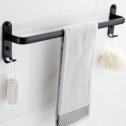 Obrazek z Samoprzylepny wieszak na ręcznik z haczykami