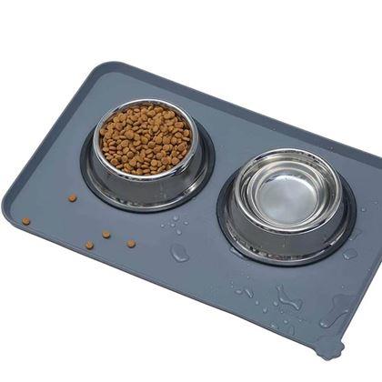 Obrazek z Silikonowa mata pod miski dla zwierząt