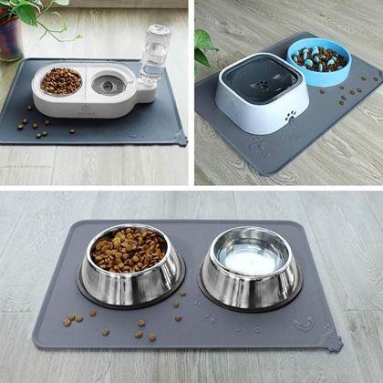 Obrazek z Silikonowa mata pod miski dla zwierząt