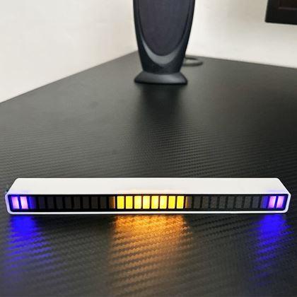 Obrazek z Panel świetlny LED reagujący na dźwięk  -  białe
