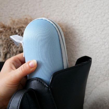 Obrazek z Mini składany parasol z etui - Niebieski
