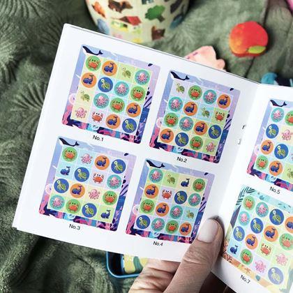 Obrazek z Sudoku dla dzieci - zwierzątka morskie