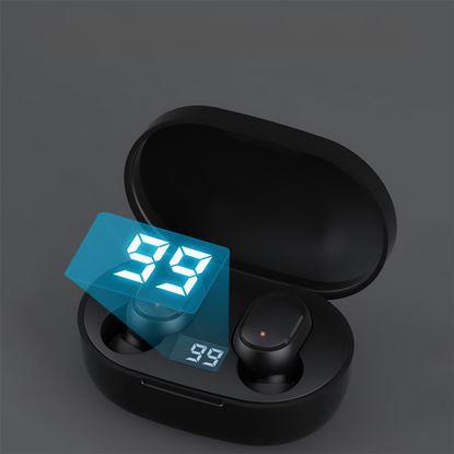 Obraz Bluetooth bezprzewodowe słuchawki douszne - zatyczki