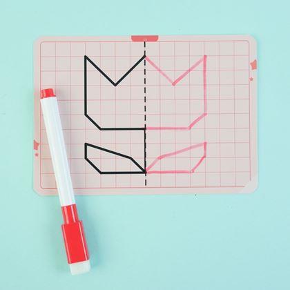 Obrazek z Zestaw do symetrycznego rysowania - świat wokół nas