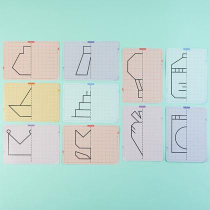 Obrazek z Zestaw do symetrycznego rysowania - świat wokół nas