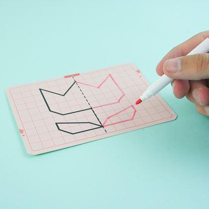 Obrazek z Zestaw do symetrycznego rysowania - świat wokół nas