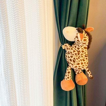 Obrazek z Klamra do zasłon pluszowa żyrafa