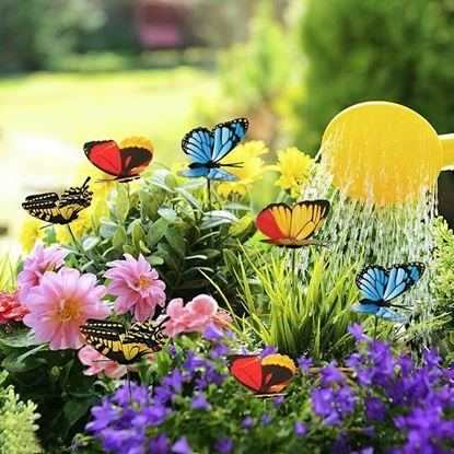 Obraz Ozdoba do doniczki 24 szt. – motyl