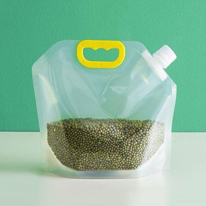 Obrazek z Zamykana torebka z lejkiem 5 szt. - 1,5 l
