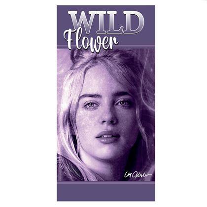 Obrazek z Ręcznik dziecięcy 70x140 cm - Billie Eilish Wildflower