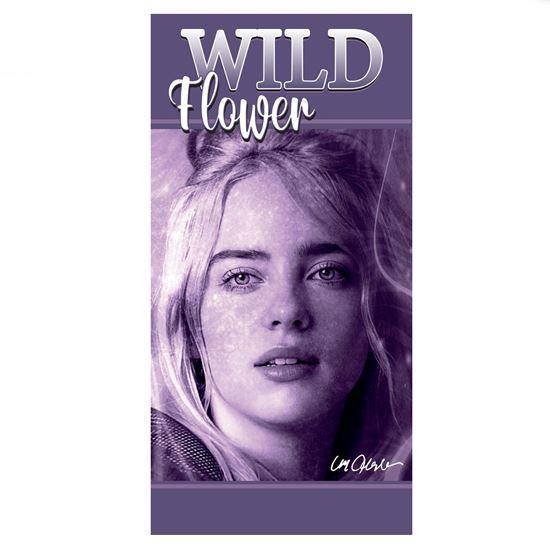 Obrazek z Ręcznik dziecięcy 70x140 cm - Billie Eilish Wildflower
