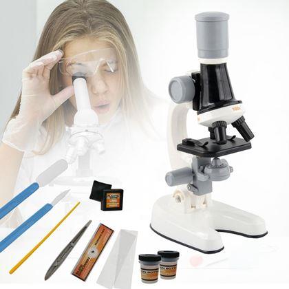 Obrazek z Edukacyjny mikroskop dla dzieci w zestawie z akcesoriami